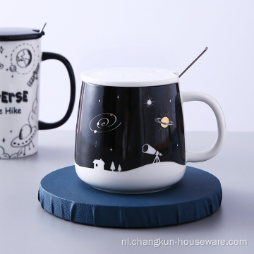 Aangepaste logo thee koffiekopje Aangepaste porseleinen mokken
